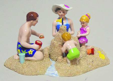 Snow Village A Day At The Beach - Boxed
