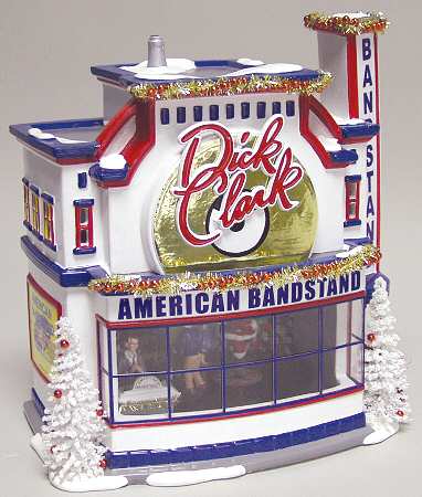 Snow Village Dick Clark American Bandstand - With Box