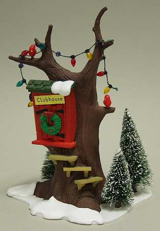 Snow Village Kids Tree House - With Box Bx368 by Department 56