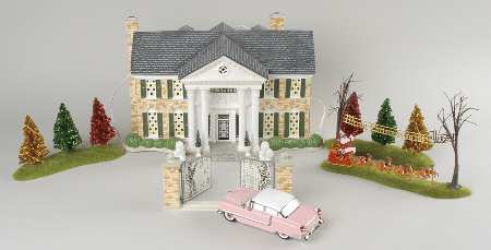 Snow Village Elvis Presley's Graceland - Boxed