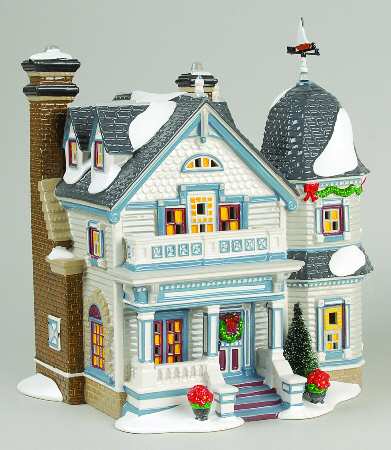 Snow Village Elmwood House - With Box Bx639