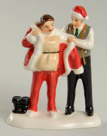 Snow Village Suit Up For Santa - With Box Bx1202