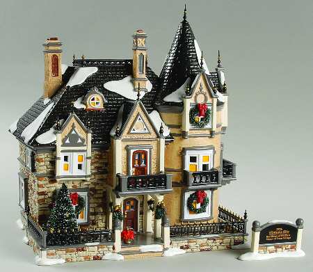 Snow Village Snow Village Mayor's Mansion - With Box Bx661