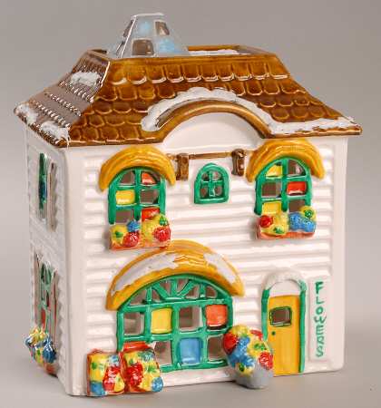 Snow Village Flower Shop - With Box Bx711