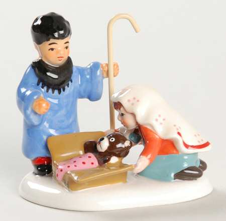 Snow Village Children's Nativity - With Box Bx1012