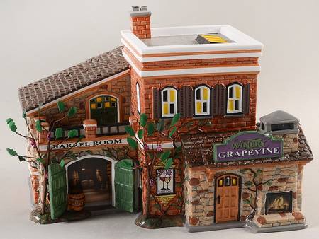 Snow Village Grapevine Winery - With Box Bx1287