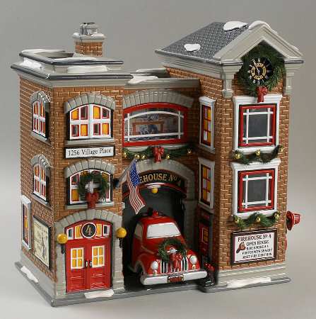 Snow Village Firehouse No. 4 - With Box Bx842