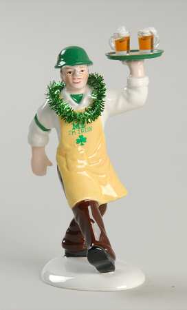 Snow Village Bringing The Irish Cheer - With Box Bx921