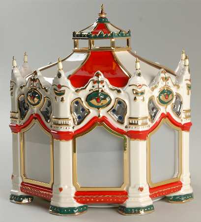 Snow Village Carnival Carousel - With Box Bx744