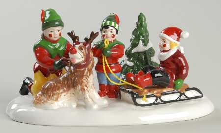 Snow Village Santa's Little Helper - With Box Bx878