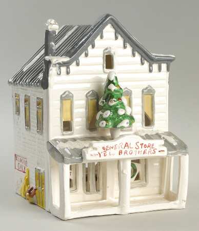 Snow Village General Store - White - With Box Bx679
