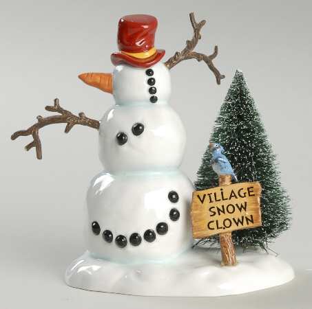 Snow Village Village Snow Clown - With Box Bx945