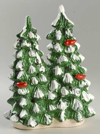 Snow Village Giant Trees - With Box Bx694