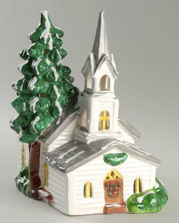 Snow Village Countryside Church - With Box Bx687