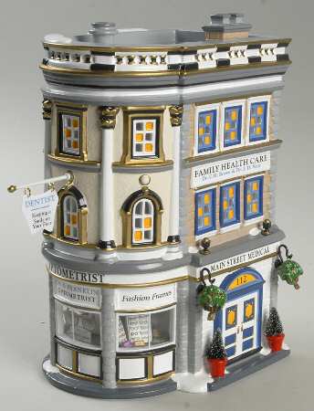 Snow Village Main Street Medical - With Box Bx826