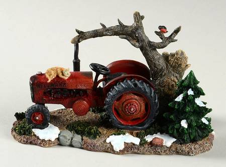 Buck's County-Snow Village Yesterday's Tractor - Boxed