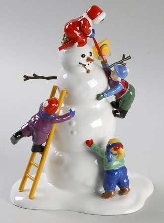 Snow Village Mainstreet Snowman - Boxed
