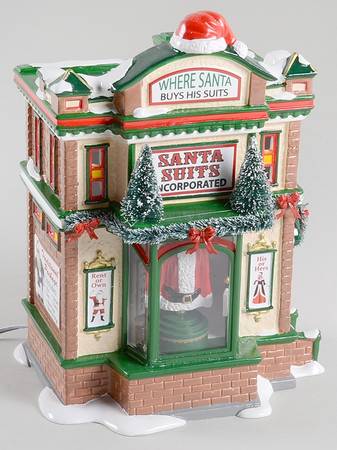 Snow Village Santa Suits For Santa's Helper - With Box Bx1201