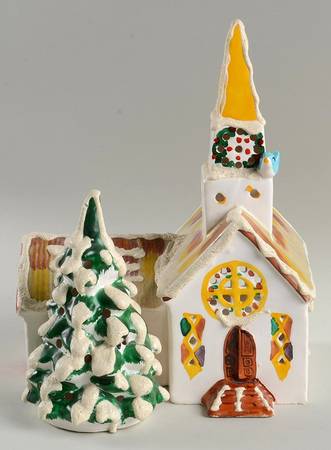 Snow Village Steepled Church - Boxed