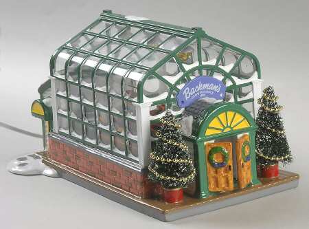 Snow Village The Bachman's Greenhouse - Bx1092 With Box