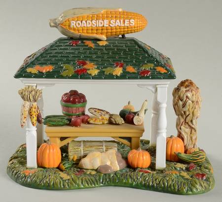 Snow Village Roadside Produce Stand - With Box Bx1028