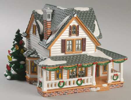 Snow Village Boulder Springs House - With Box Bx738