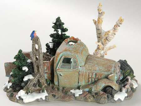 Buck's County-Snow Village The Old Pick Up Truck - Boxed