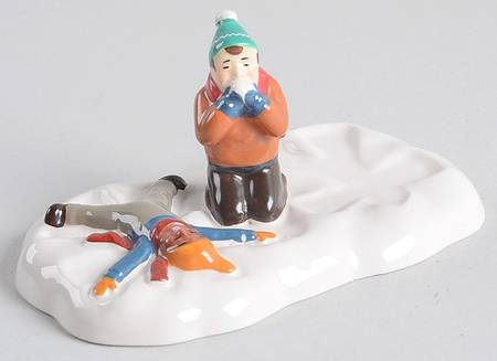 Snow Village Snow Much Fun - With Box Bx1270