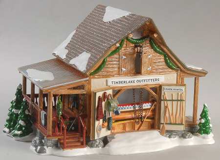Snow Village Timberlake Outfitters - With Box Bx803