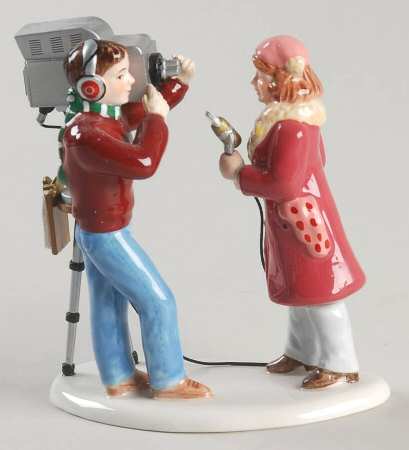 Snow Village News Flash - With Box Bx977