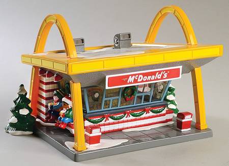 Snow Village McDonalds - No Box