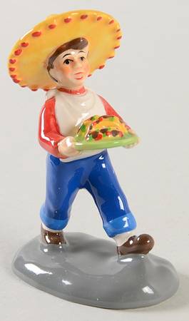 Snow Village La Fiesta Feast - With Box Bx1170