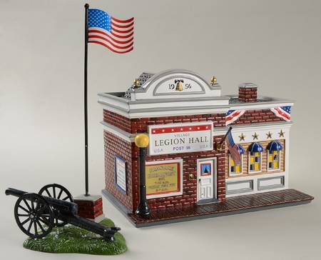 Snow Village Village Legion Hall - With Box Bx814