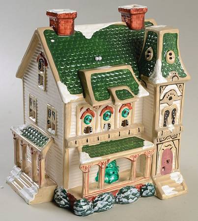 Snow Village Ramsey Hill House - With Box 238