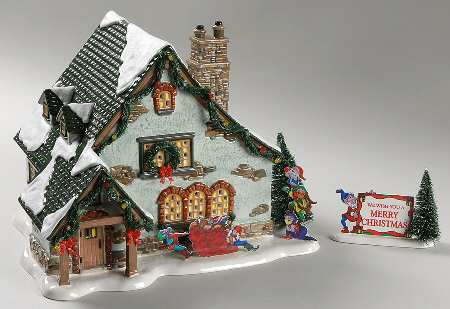 Snow Village The Elf House - With Box Bx1057