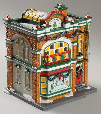 Snow Village Christmas Carol's Cookies - With Box Bx1070