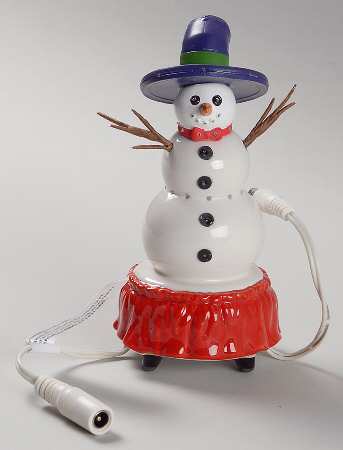 Snow Village Brite Lites Christmas-Snowman - Bx1085 With Box