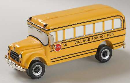 Snow Village School Bus - With Box Bx930