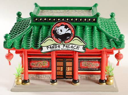 Snow Village Panda Palace - With Box Bx1225