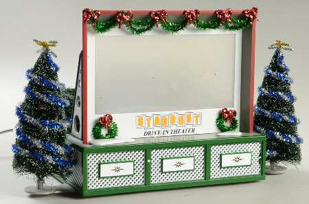 Snow Village Stardust Drive-In Theater - With Box Bx807