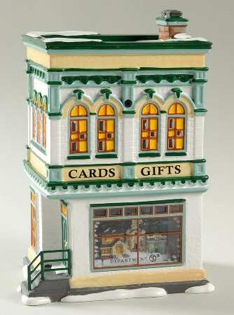 Snow Village Jackie's Cards & Gifts - Bx1094 With Box