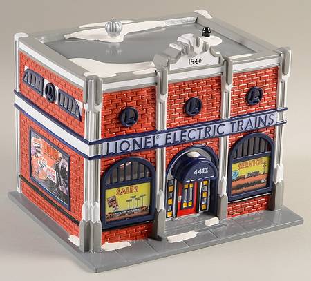 Snow Village Lionel Electric Train Shop-Ltd Ed - Boxed
