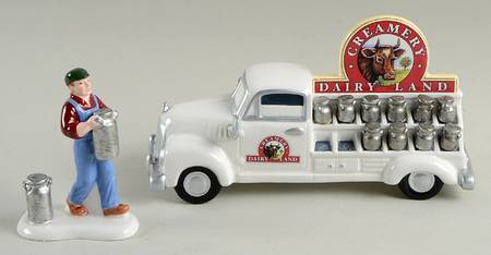 Snow Village Fresh Dairy Delivery - With Box Bx955