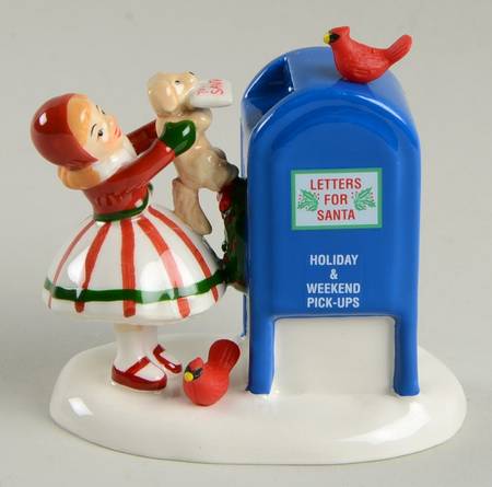Snow Village Letters To Santa - With Box Bx1224