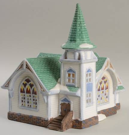 Snow Village Bachman's Church - With Box Bx1140