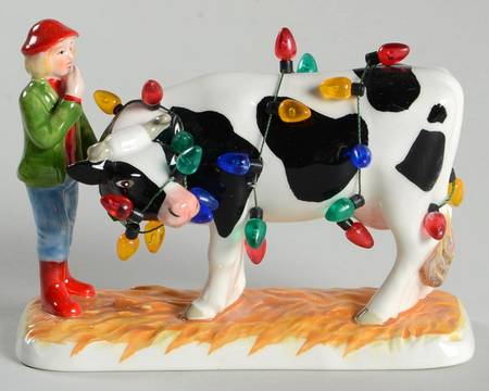 Snow Village Decorating Elsie For Christmas - With Box Bx1006