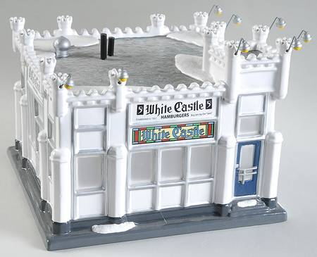 Snow Village White Castle - Bx1039 With Box