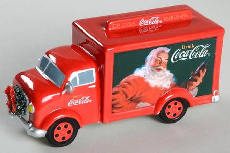 Snow Village Coca-Cola Delivery Truck - With Box Bx1154