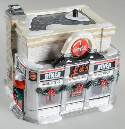 Snow Village Ed's Diner - With Box Bx1151