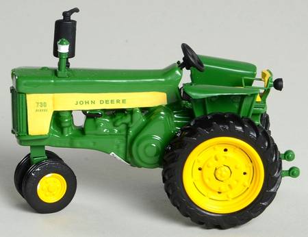 Snow Village 1958 John Deer 730 Dieseltractor - With Box Bx899
